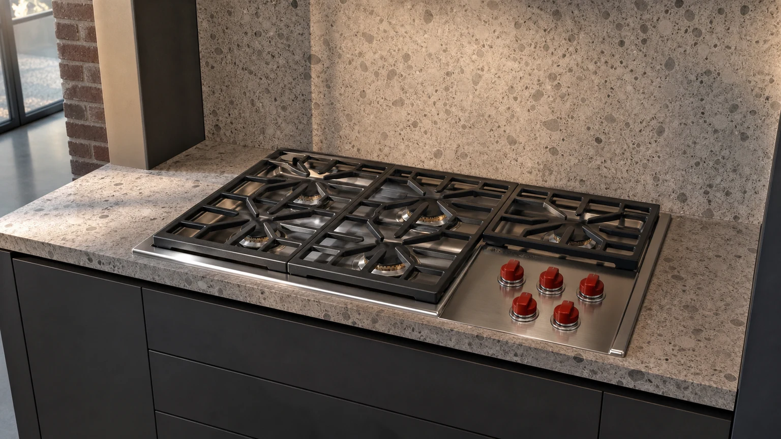 Built-in cooktop diagnostic visit in the service area